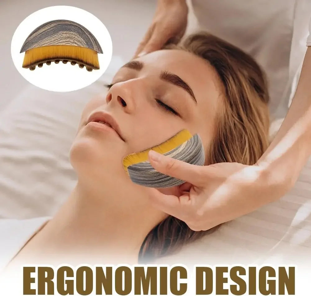 Brosse Contour Visage — Sculptante et Drainante