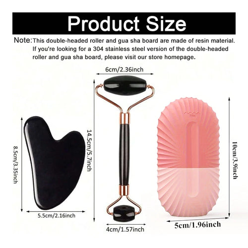 Coffret Rituel Visage — Rouleau, Gua Sha & Accessoires.